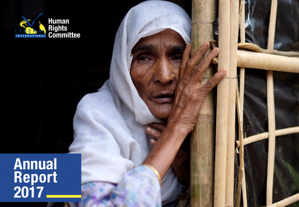 Liberal International Human Rights Report 2017 Cover page